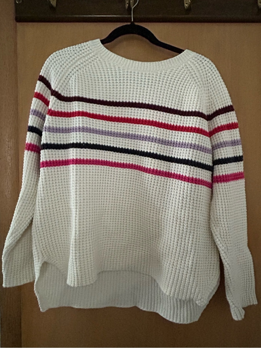 Marine Layer Delaney Raglan Sweater Multicolor Stripe